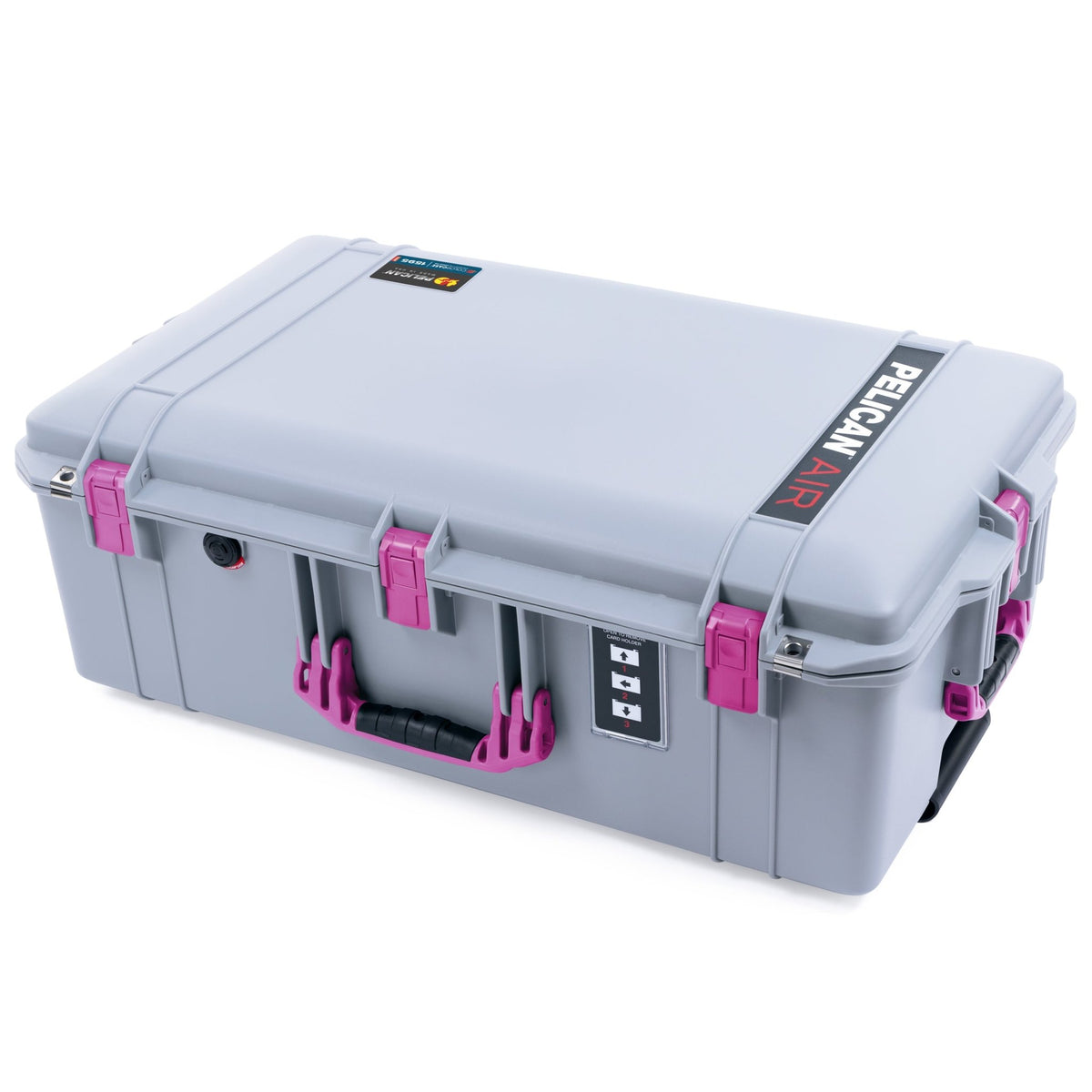 Pelican 1595 Air Case - Silver &amp; Magenta - Empty