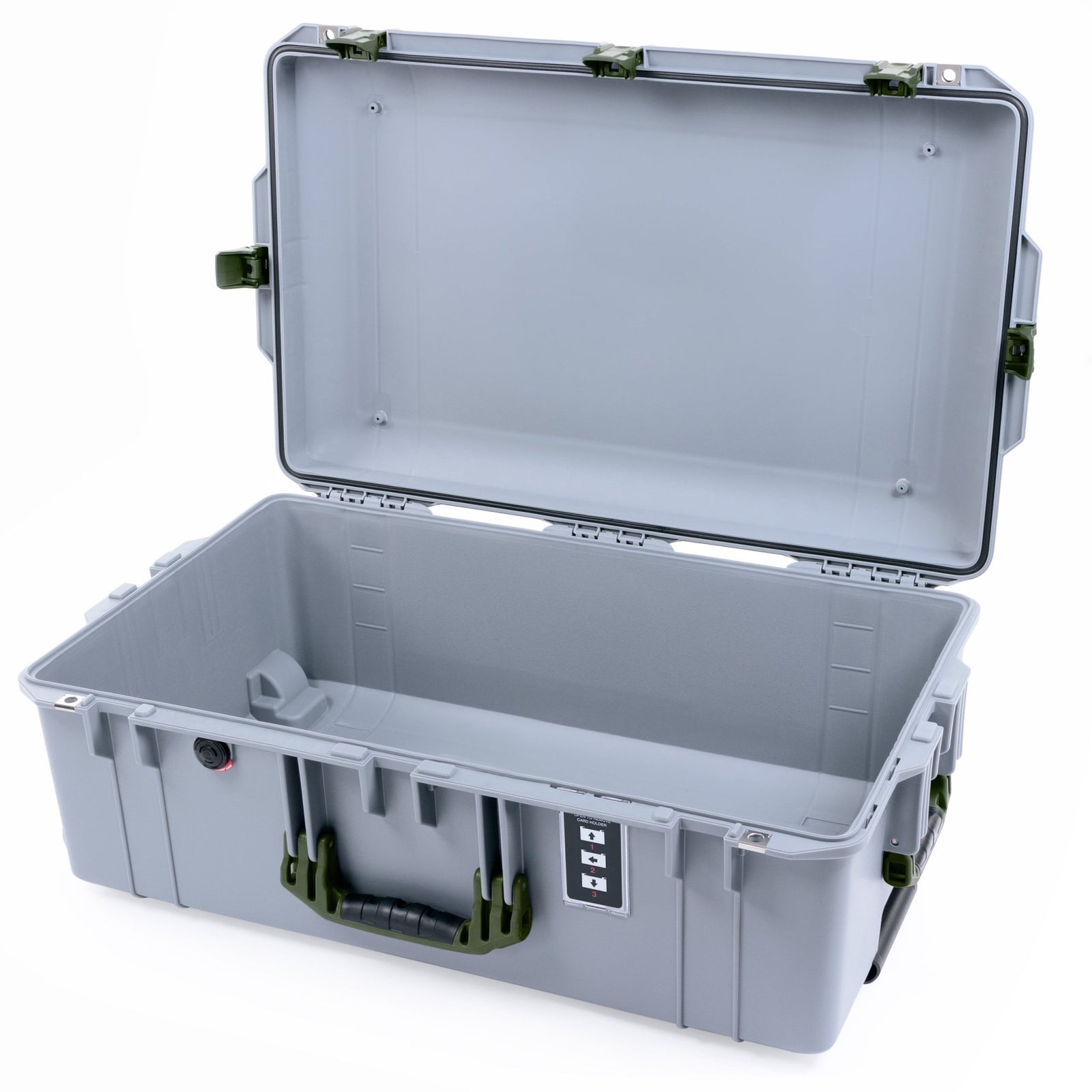 Pelican 1595 Air Case - Silver & OD Green - Empty