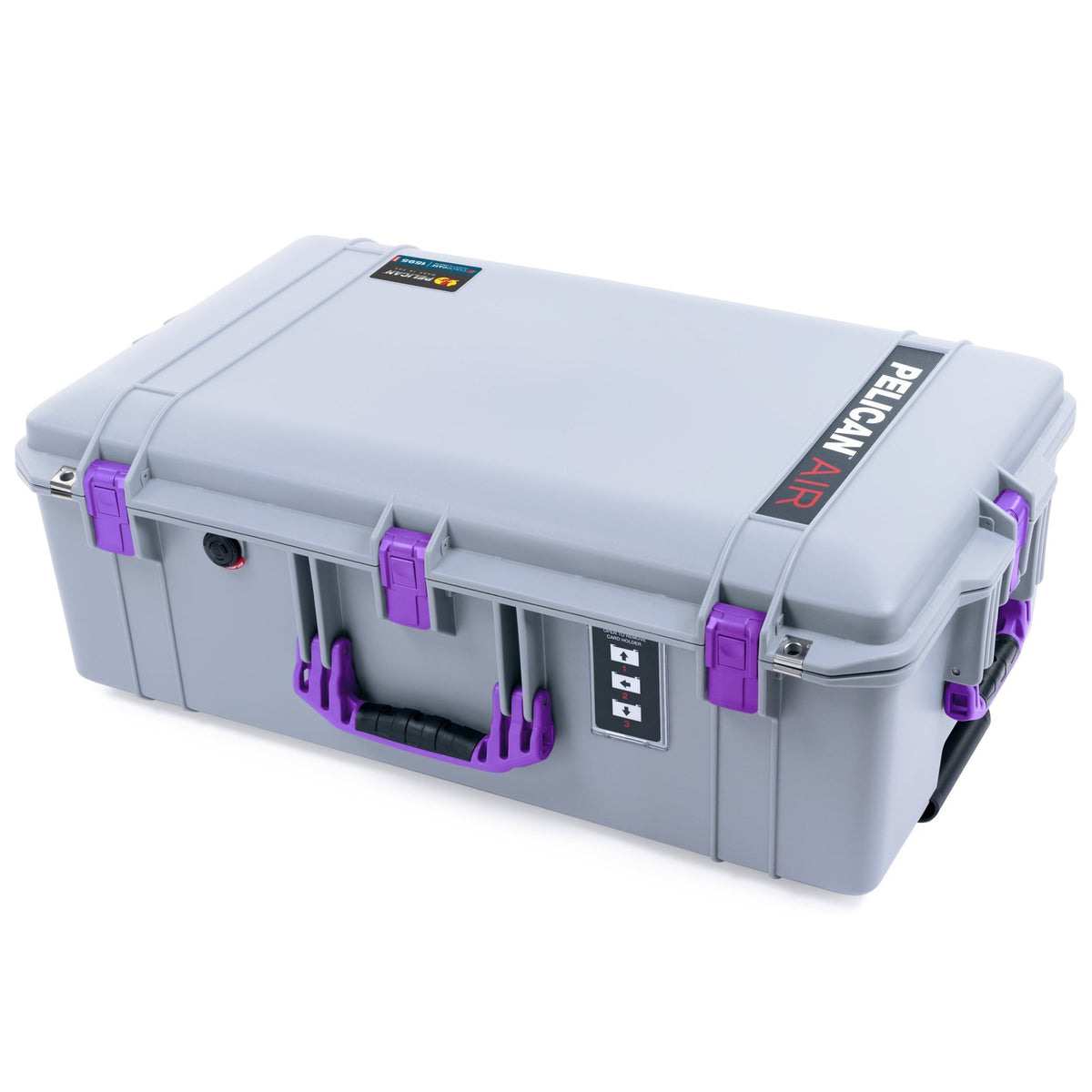 Pelican 1595 Air Case - Silver &amp; Purple - Empty