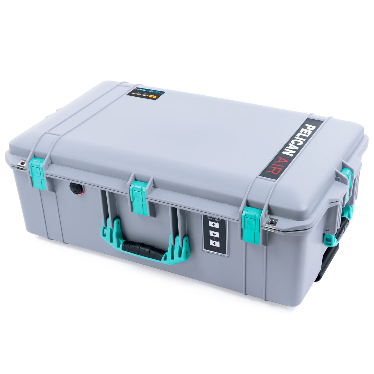 Pelican 1595 Air Case - Silver &amp; Teal - Empty