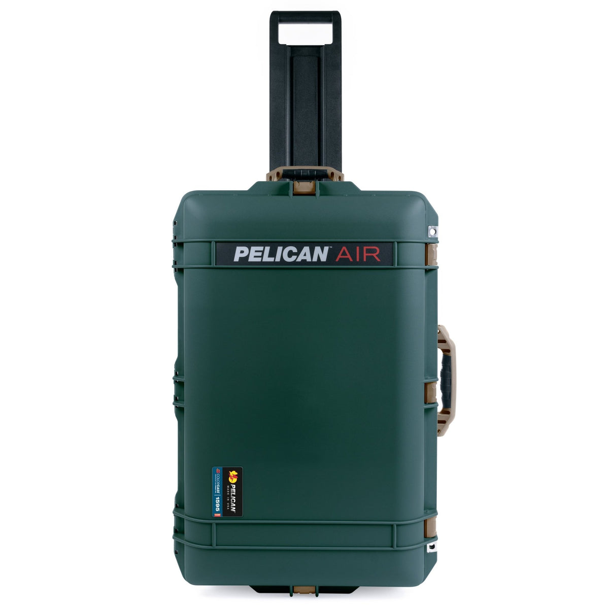 Pelican 1595 Air Case - Trekking Green & Dark Desert Dirt - Empty