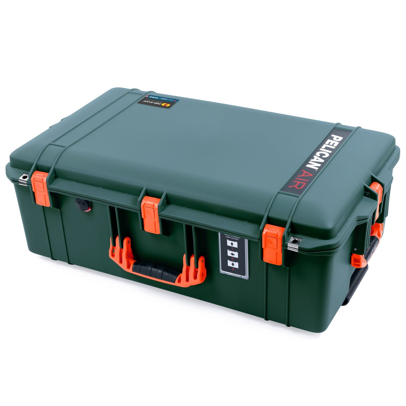 Pelican 1595 Air Case - Trekking Green & Orange - Empty