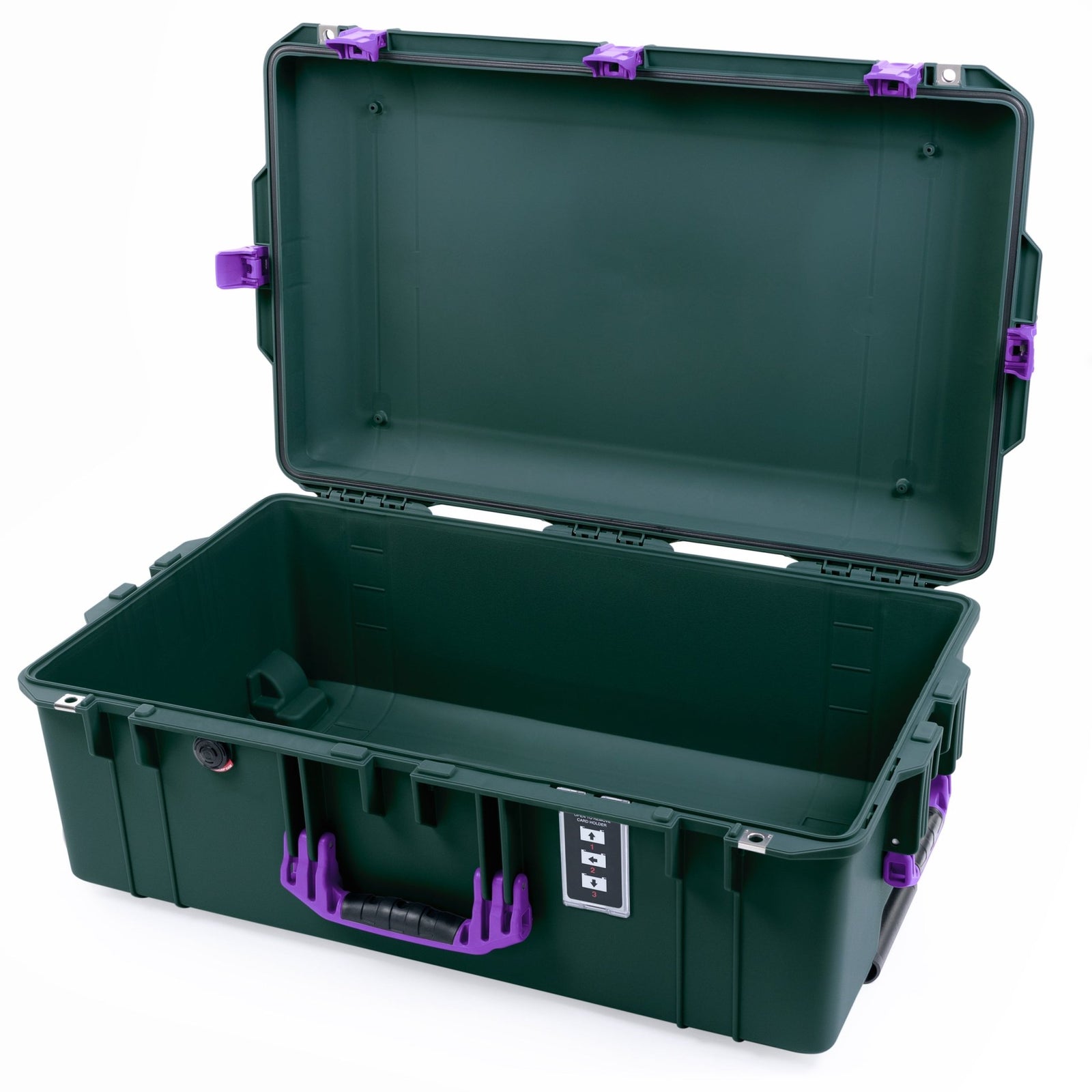 Pelican 1595 Air Case - Trekking Green & Purple - Empty