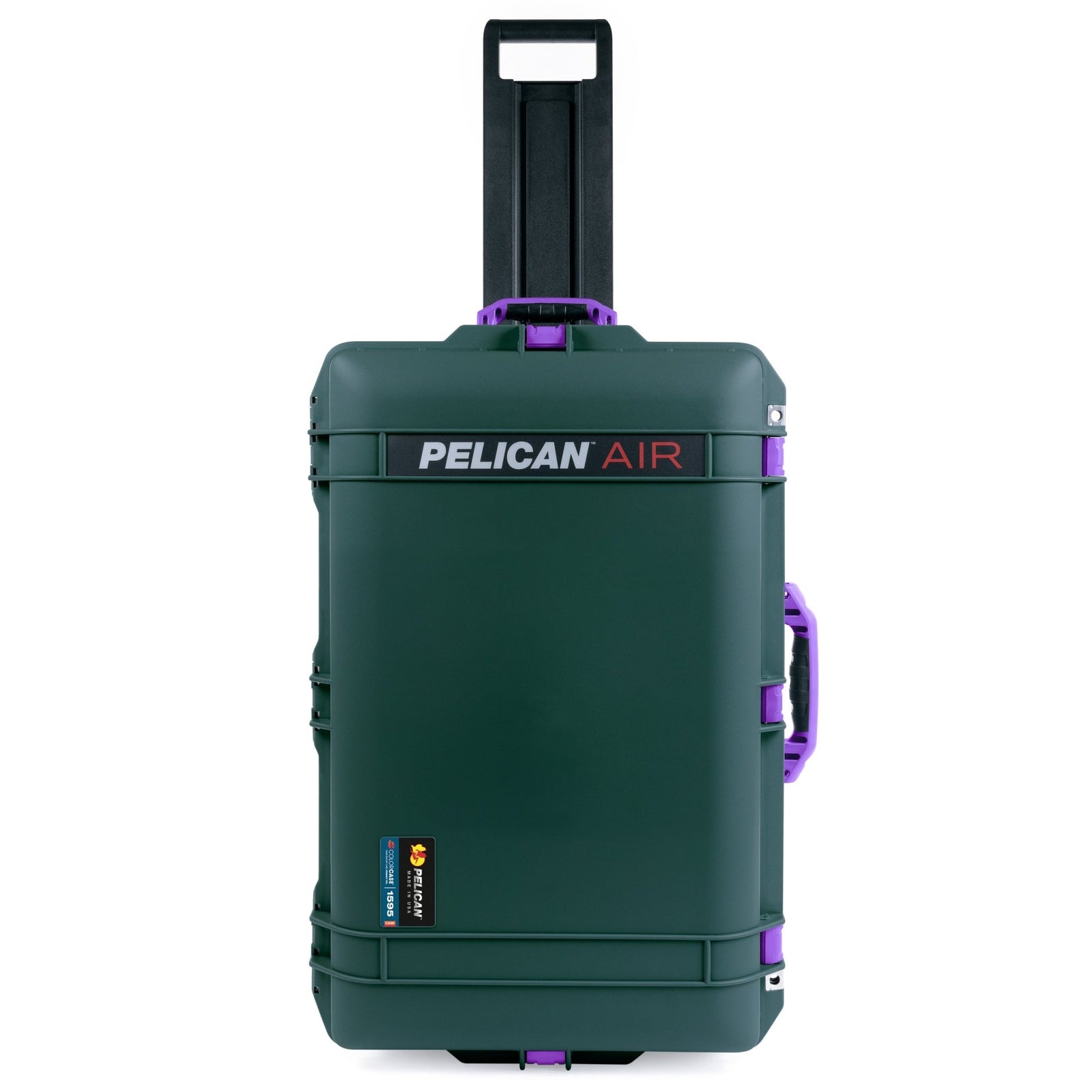 Pelican 1595 Air Case - Trekking Green & Purple - Empty
