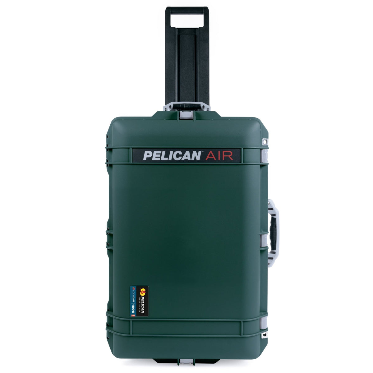 Pelican 1595 Air Case - Trekking Green & Silver - Empty