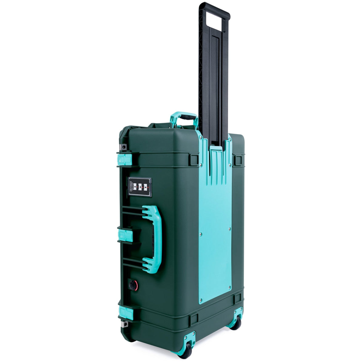 Pelican 1595 Air Case - Trekking Green &amp; Teal Trolley - Empty
