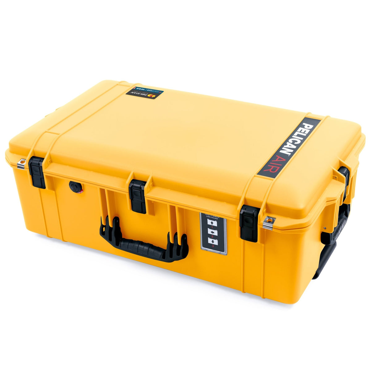 Pelican 1595 Air Case - Yellow &amp; Black Trolley - Empty