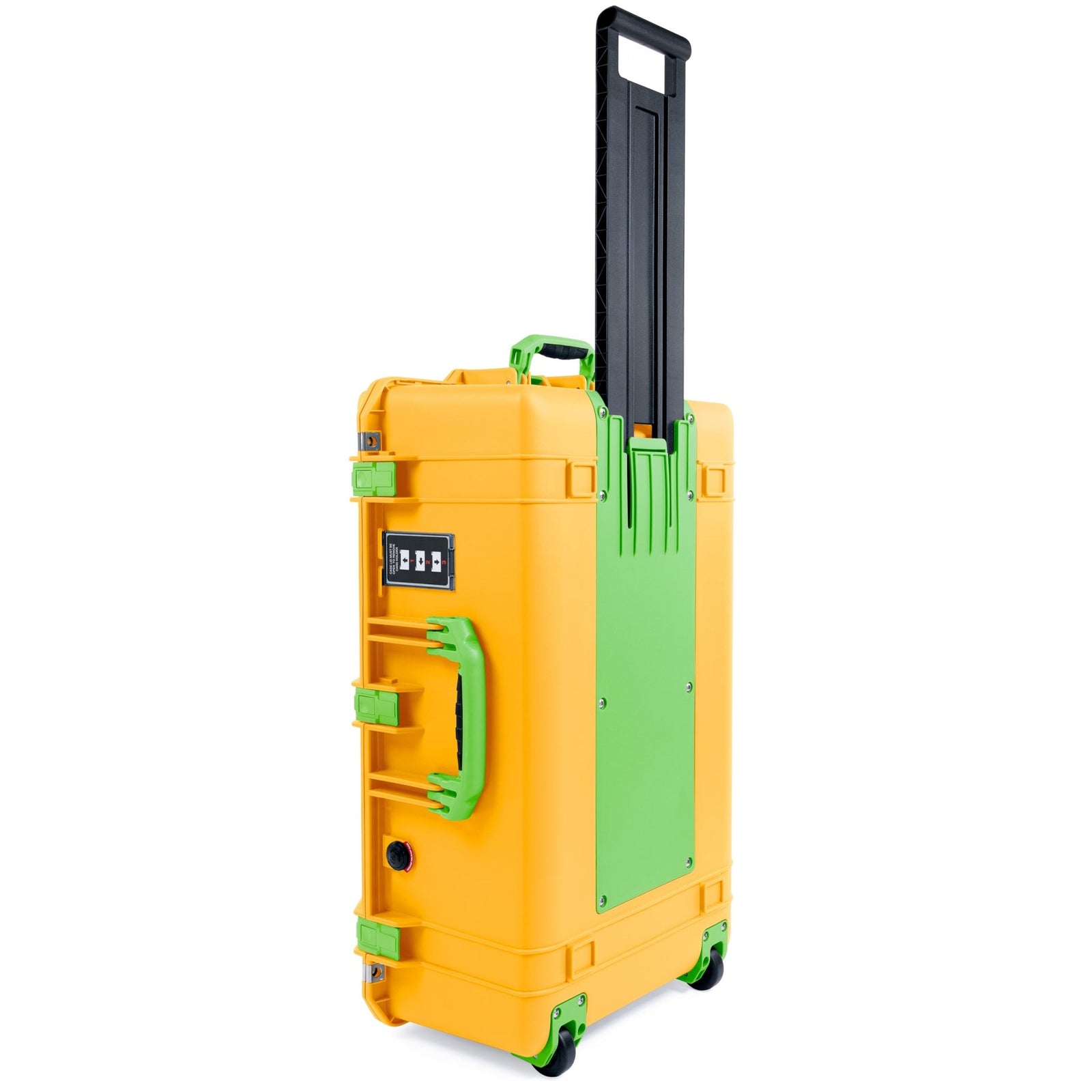 Pelican 1595 Air Case - Yellow & Lime Green Trolley - Empty