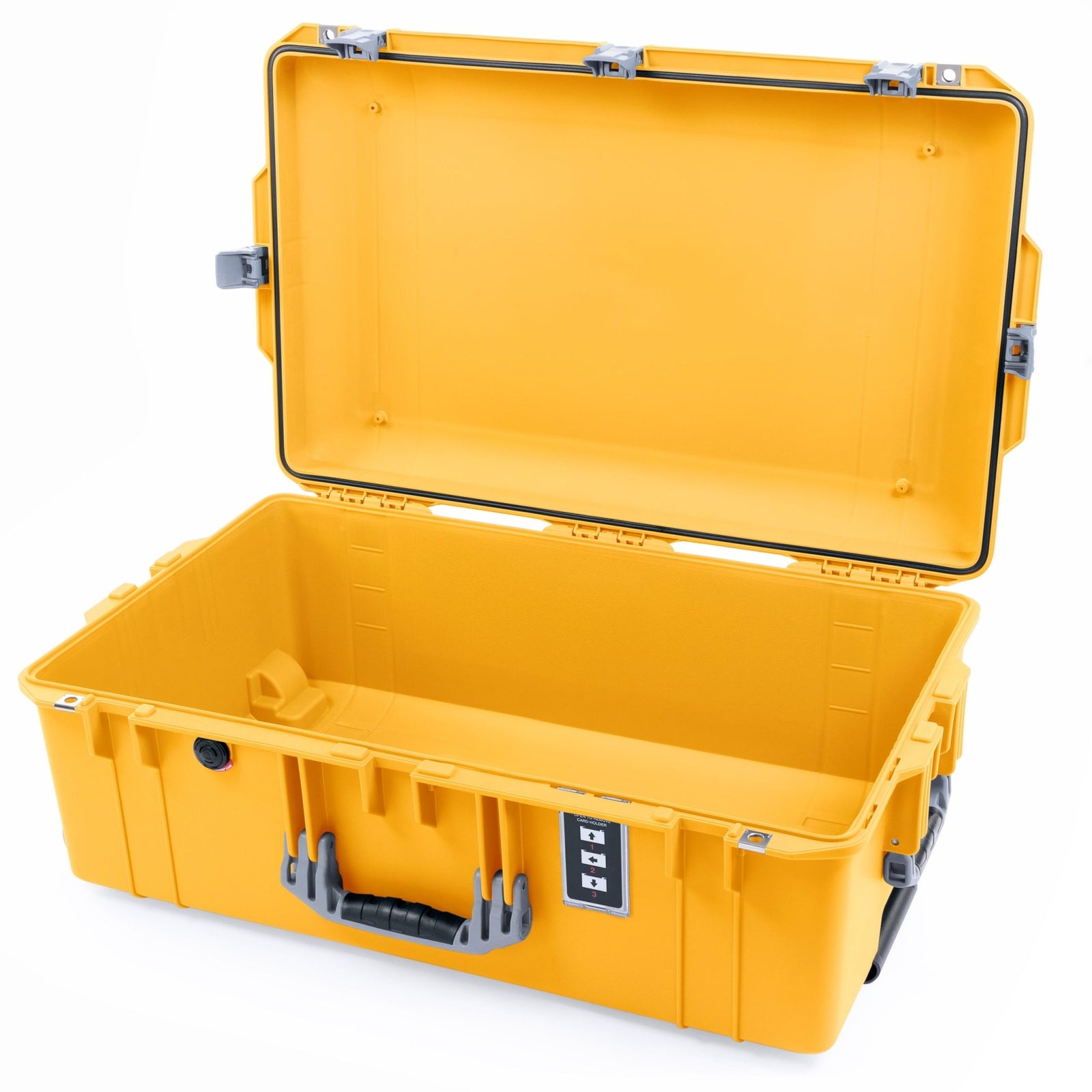 Pelican 1595 Air Case - Yellow & Silver Trolley - Empty