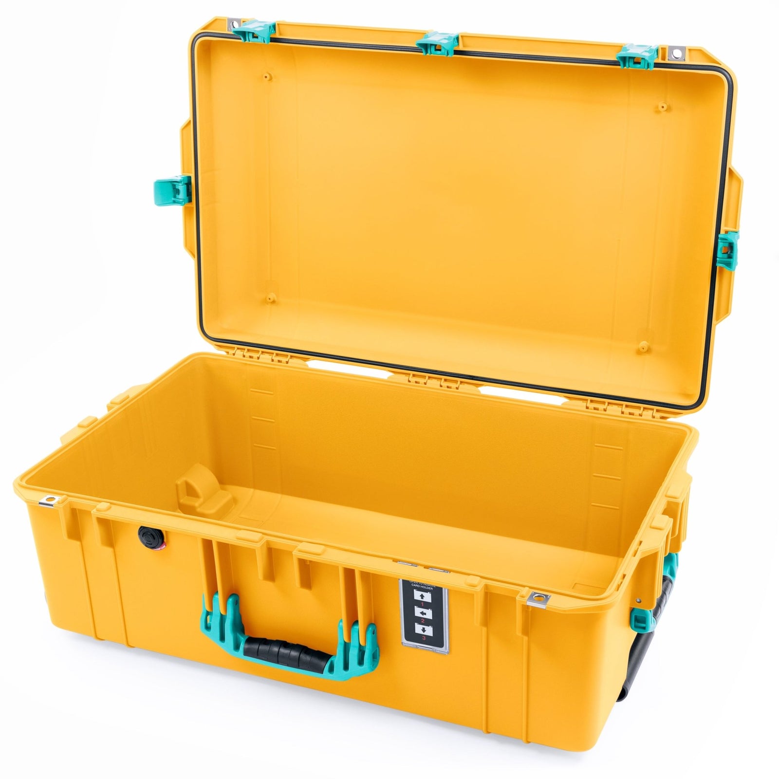 Pelican 1595 Air Case - Yellow & Teal - Empty