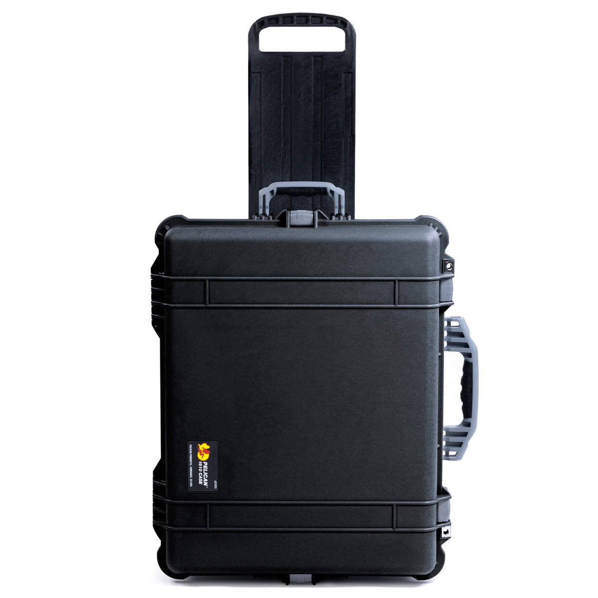 Pelican 1610 Case, Black with Silver Handles and Latches