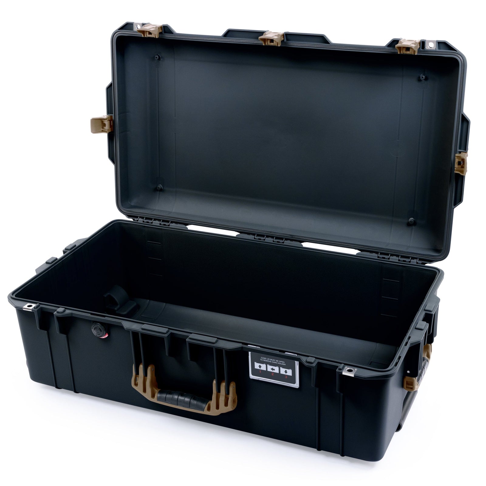 Pelican 1615 Air Case - Black & Dark Desert Dirt Empty ColorCase 016150-0000-110-581