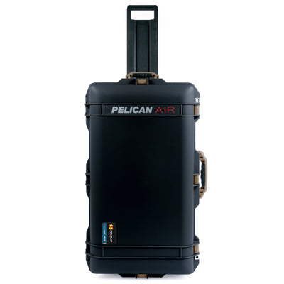 Pelican 1615 Air Case - Black & Dark Desert Dirt Trolley ColorCase