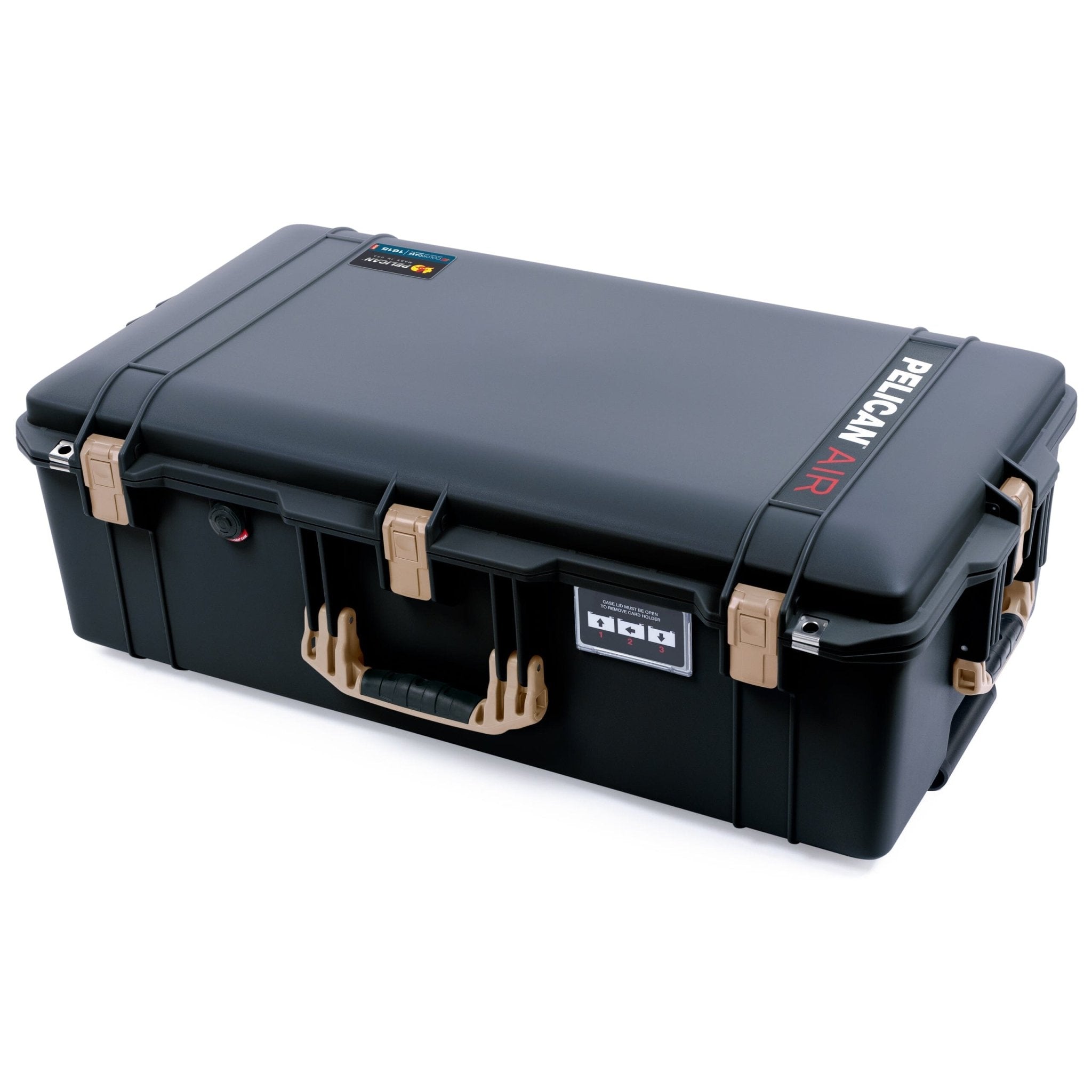 Pelican 1615 Air Case - Black & Desert Tan ColorCase 