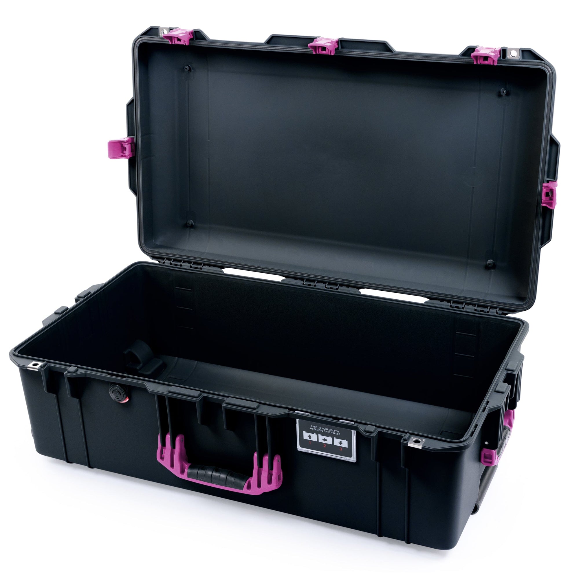 Pelican 1615 Air Case - Black & Magenta Trolley Empty ColorCase 016150-0000-110-401-400