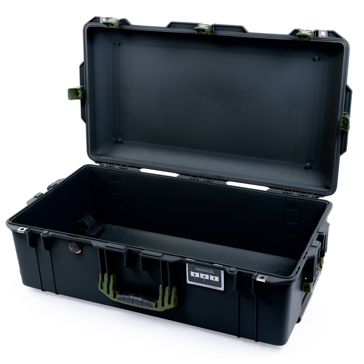 Pelican 1615 Air Case - Black &amp; OD Green Empty ColorCase 016150-0000-110-131