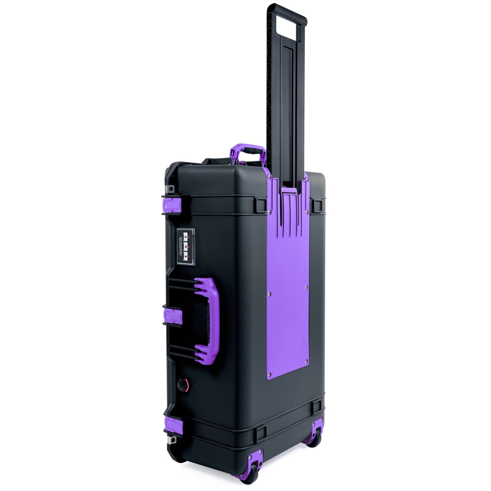 Pelican 1615 Air Case - Black & Purple Trolley - Empty