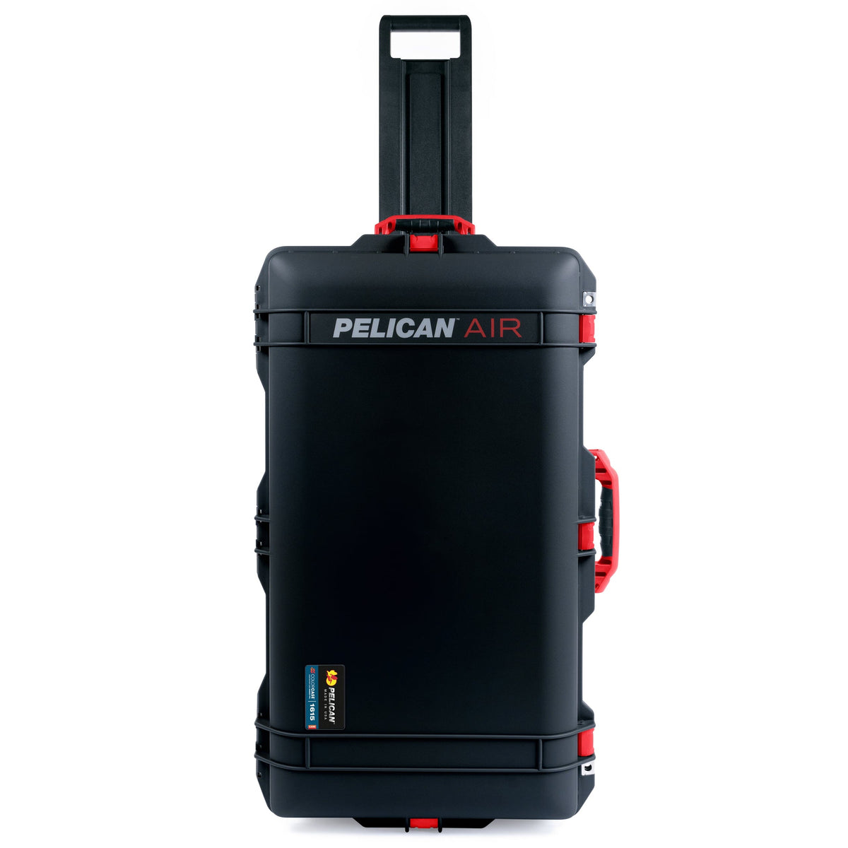 Pelican 1615 Air Case - Black &amp; Red Trolley ColorCase 