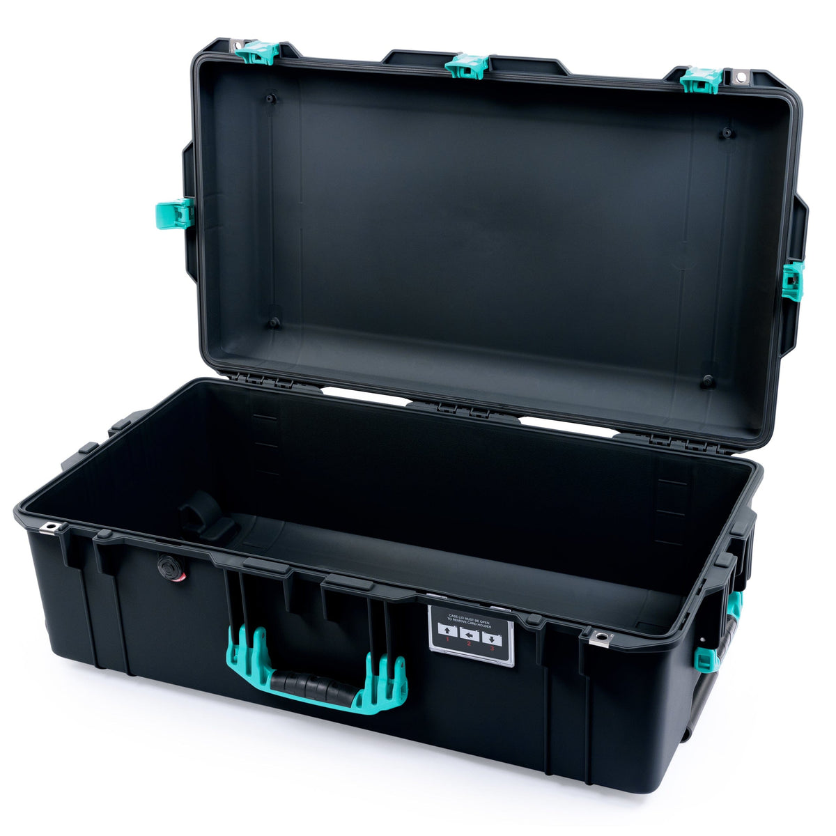 Pelican 1615 Air Case - Black &amp; Teal Empty ColorCase 016150-0000-110-591