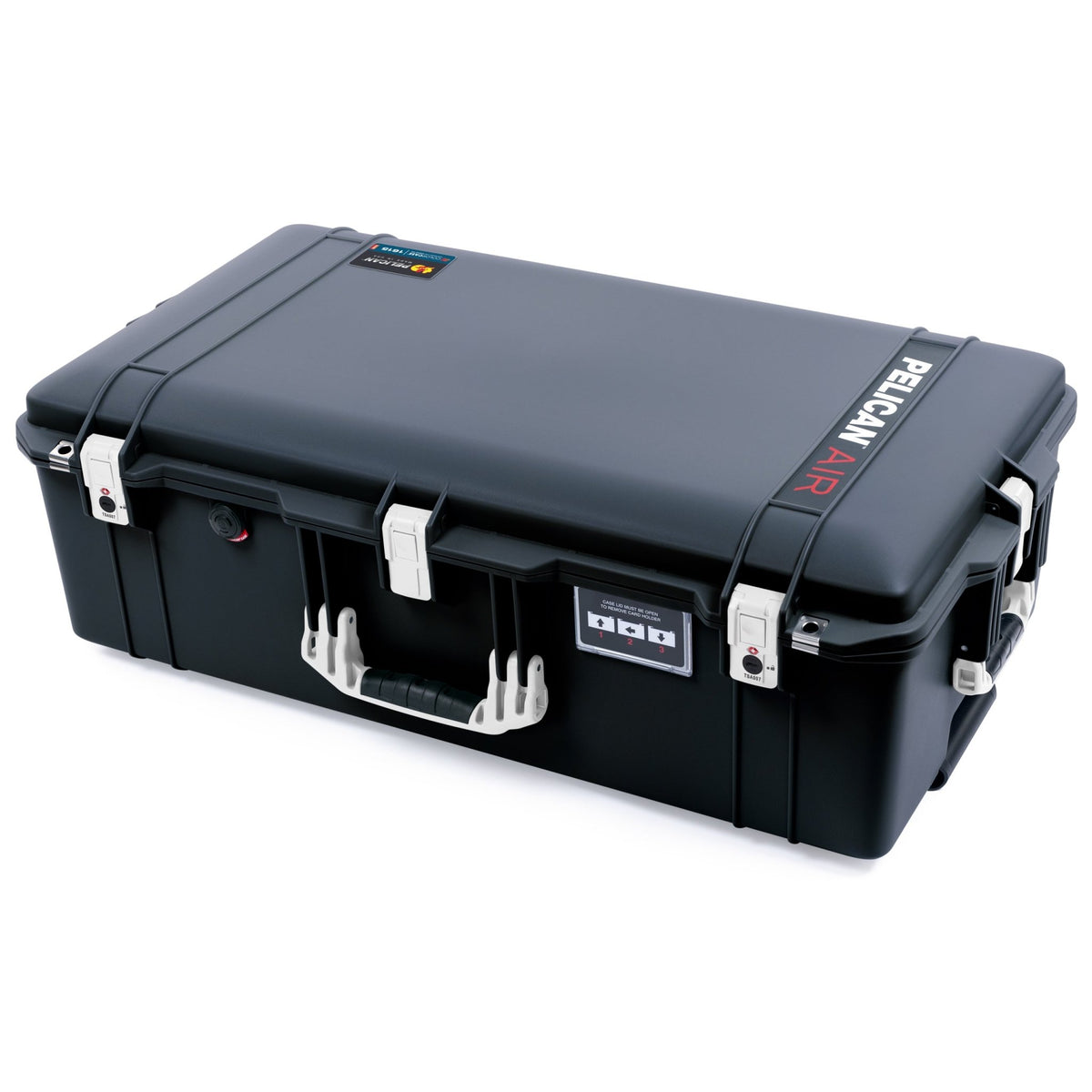 Pelican 1615 Air Case - Black &amp; White TSA Latches - Empty