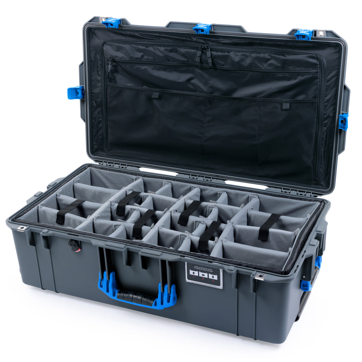 Pelican 1615 Air Case - Charcoal &amp; Blue