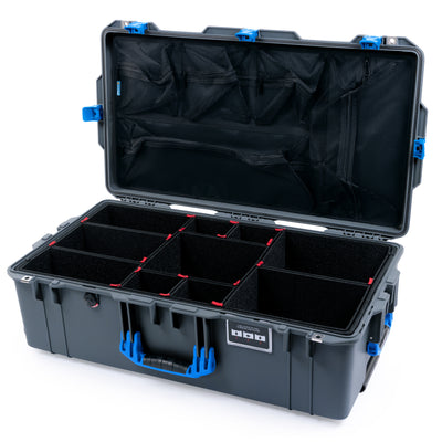 Pelican 1615 Air Case - Charcoal & Blue Trolley