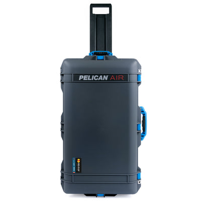 Pelican 1615 Air Case - Charcoal & Blue Trolley