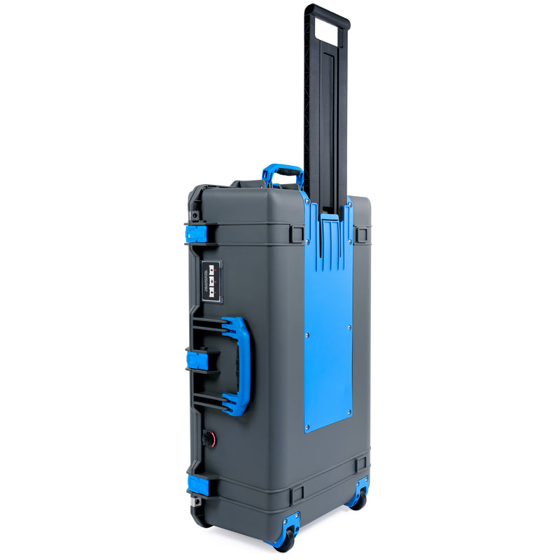 Pelican 1615 Air Case - Charcoal & Blue Trolley