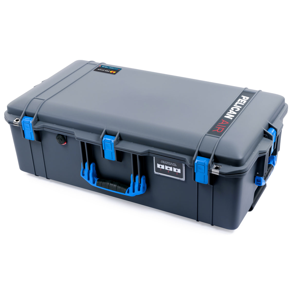 Pelican 1615 Air Case - Charcoal &amp; Blue Trolley