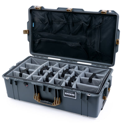 Pelican 1615 Air Case - Charcoal & Dark Desert Dirt Trolley