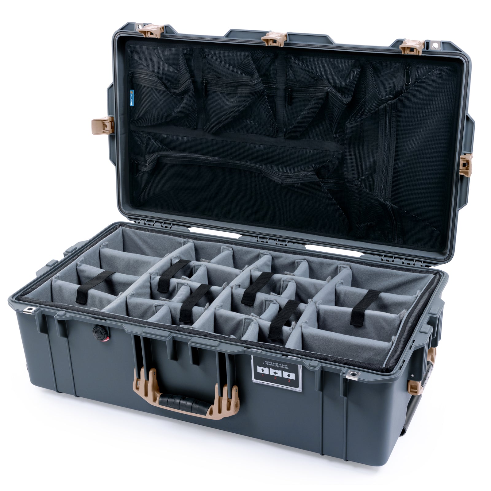 Pelican 1615 Air Case - Charcoal & Desert Tan