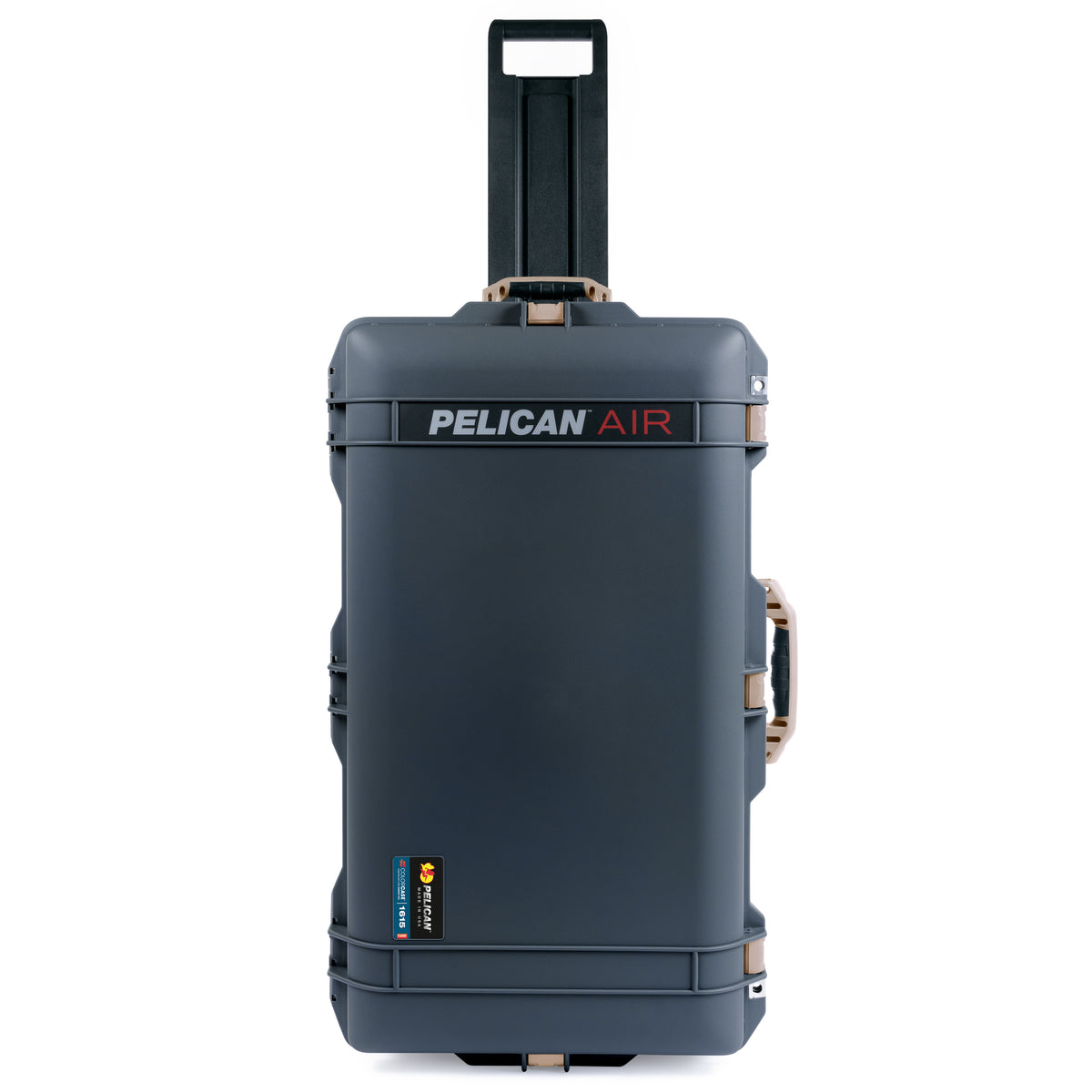 Pelican 1615 Air Case - Charcoal &amp; Desert Tan Trolley