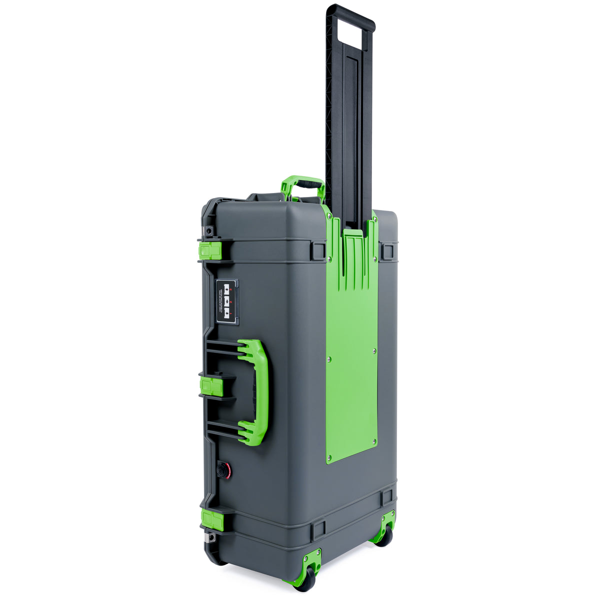 Pelican 1615 Air Case - Charcoal &amp; Lime Green Trolley