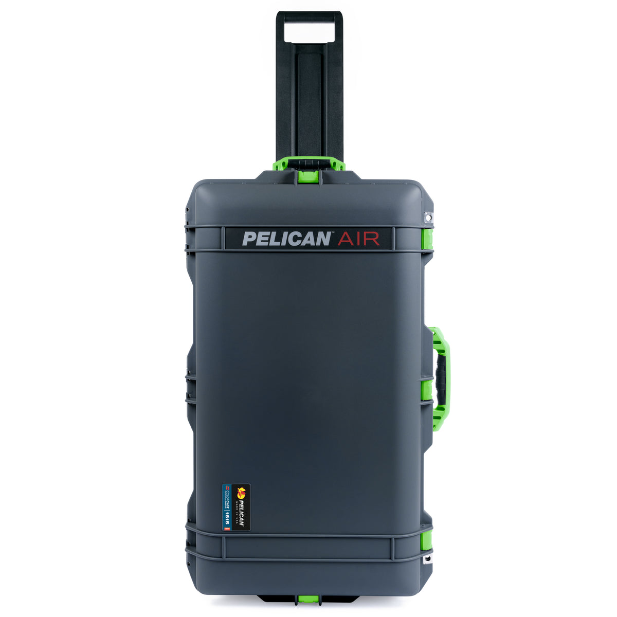 Pelican 1615 Air Case - Charcoal &amp; Lime Green