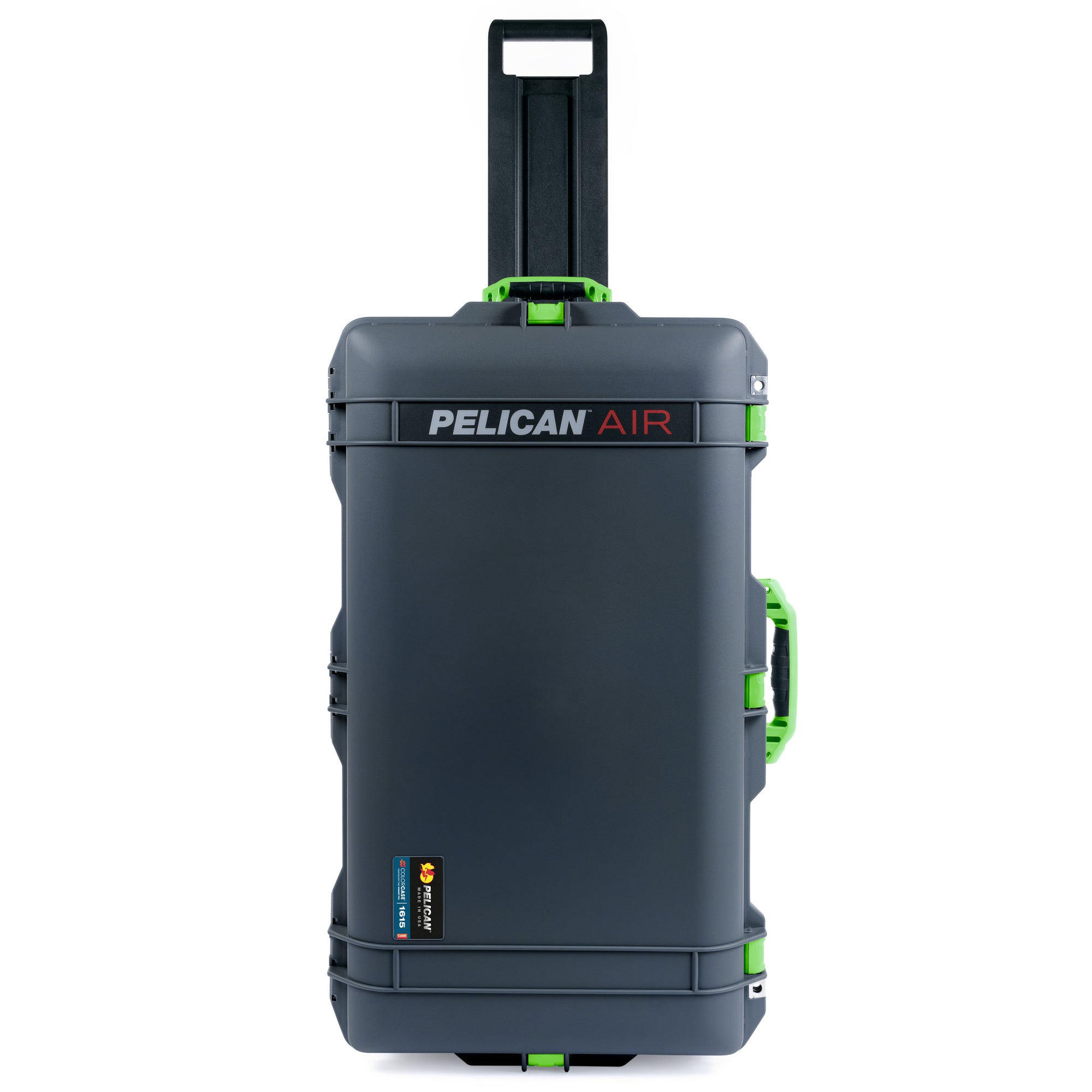 Pelican 1615 Air Case - Charcoal & Lime Green