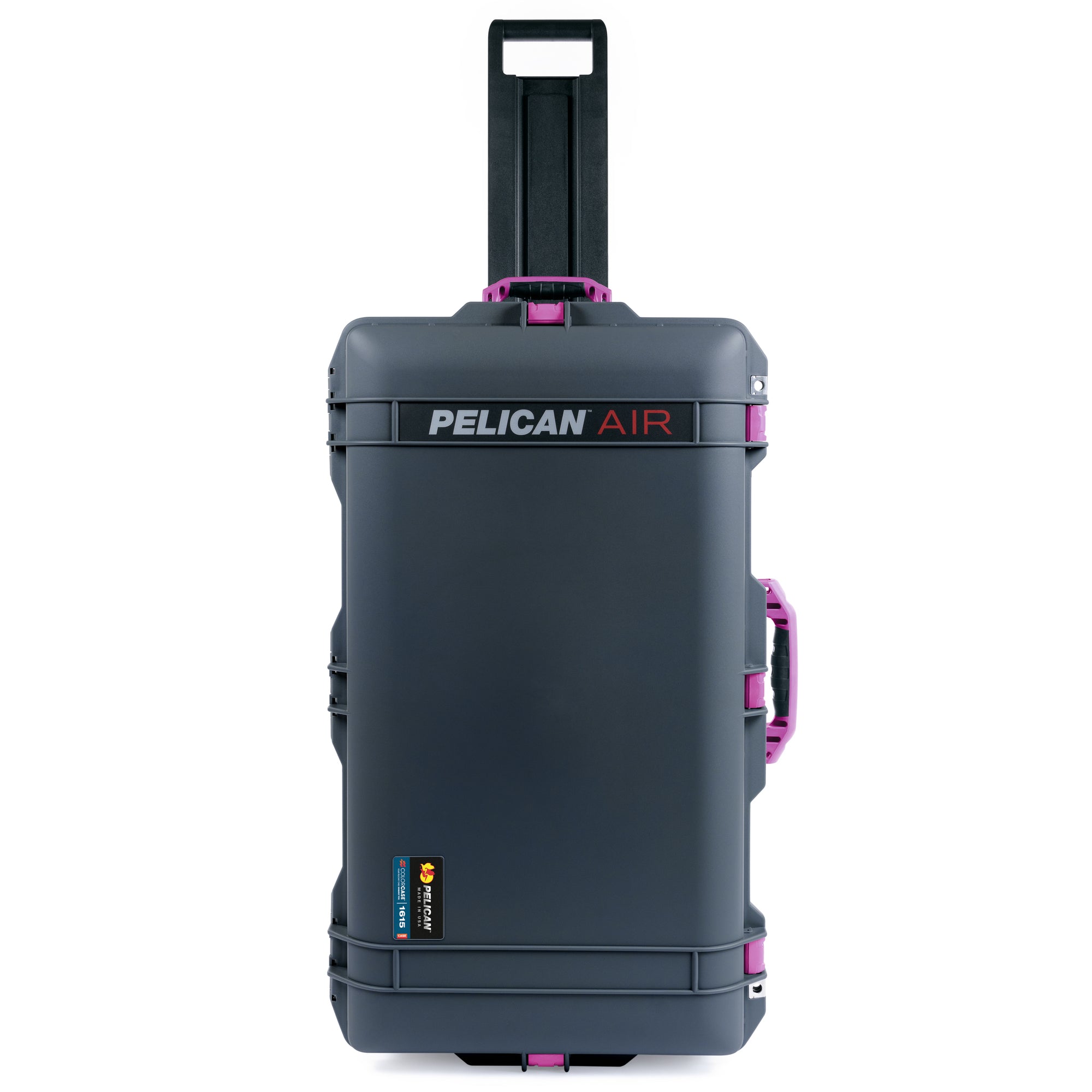 Pelican 1615 Air Case - Charcoal & Magenta Trolley