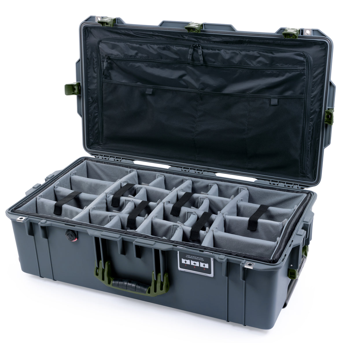 Pelican 1615 Air Case - Charcoal &amp; OD Green