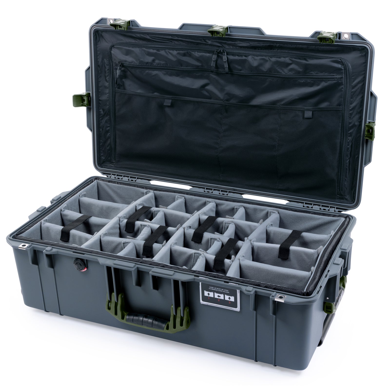 Pelican 1615 Air Case - Charcoal & OD Green