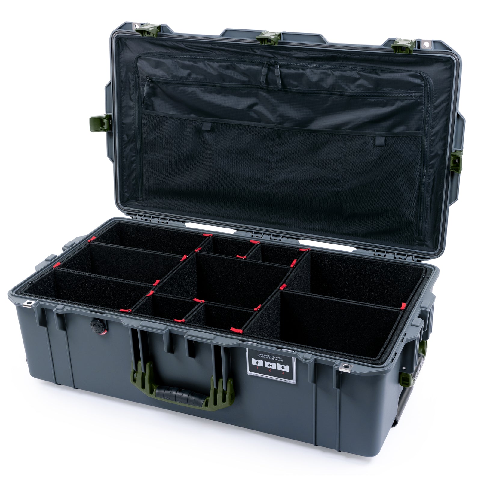 Pelican 1615 Air Case - Charcoal & OD Green