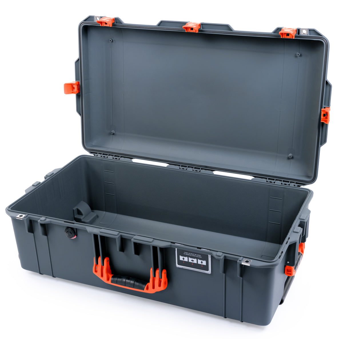 Pelican 1615 Air Case - Charcoal &amp; Orange Trolley
