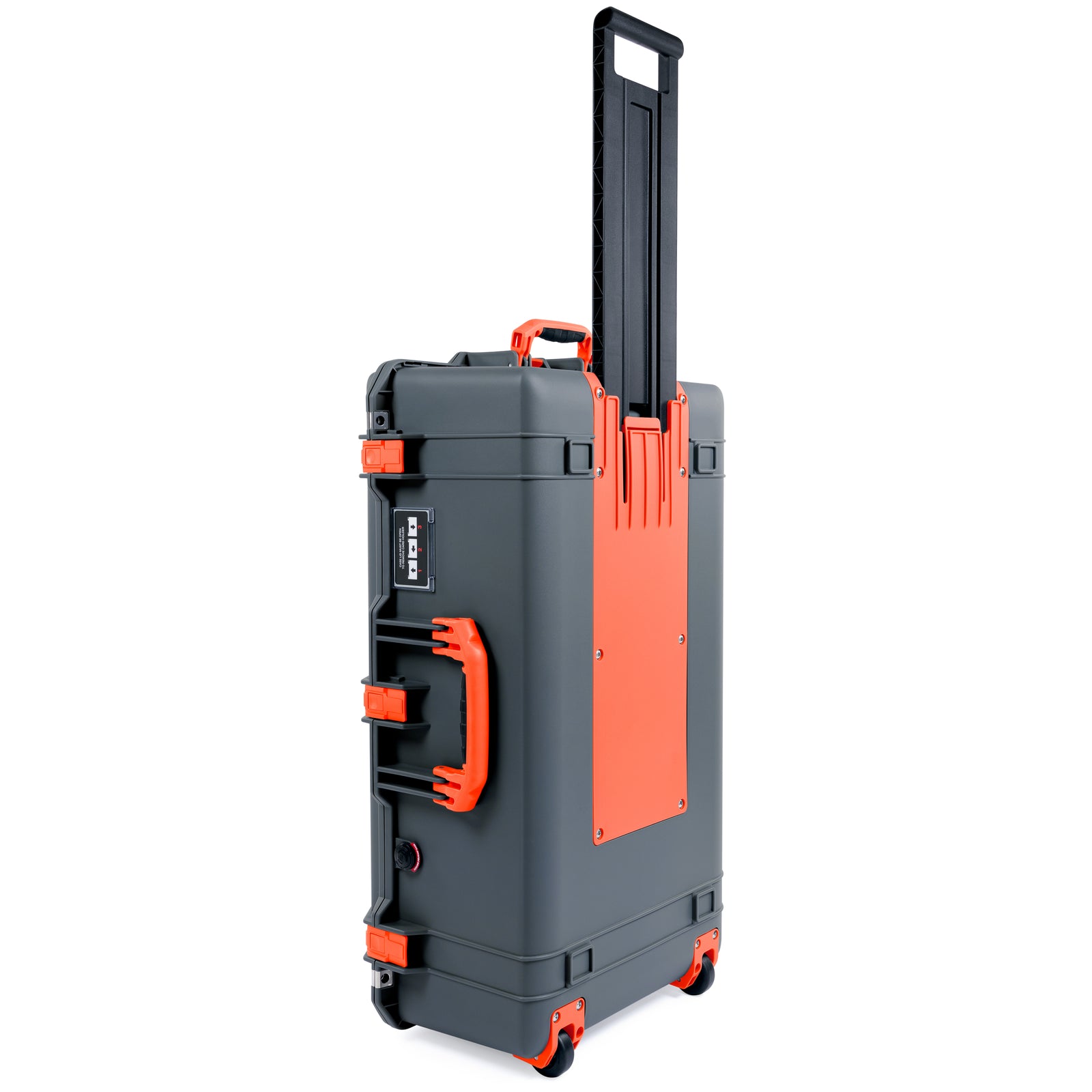 Pelican 1615 Air Case - Charcoal & Orange Trolley