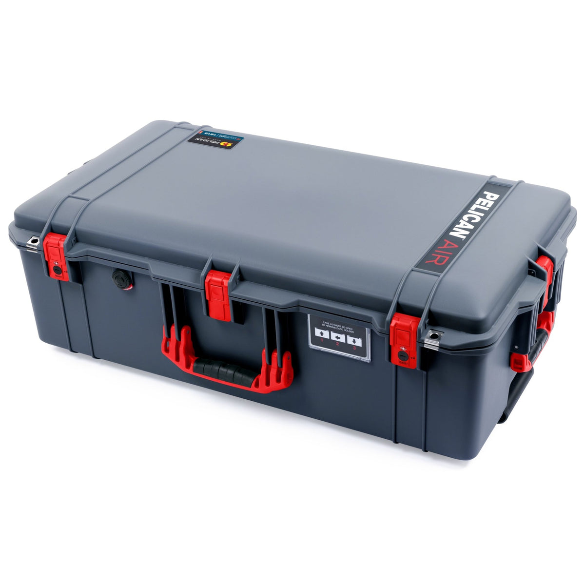 Pelican 1615 Air Case - Charcoal &amp; Red TSA Latches - Empty