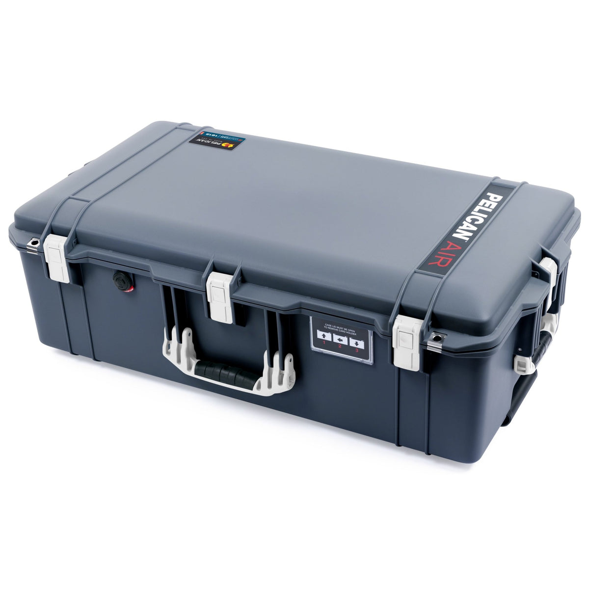 Pelican 1615 Air Case - Charcoal &amp; White Trolley - Empty