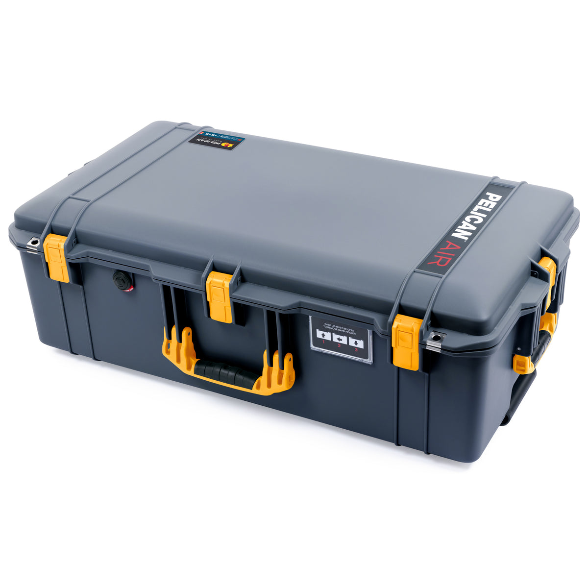 Pelican 1615 Air Case - Charcoal &amp; Yellow