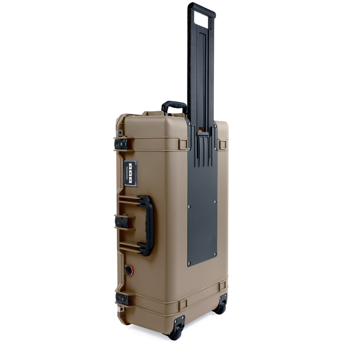 Pelican 1615 Air Case - Dark Desert Dirt &amp; Black TSA Latches + Trolley