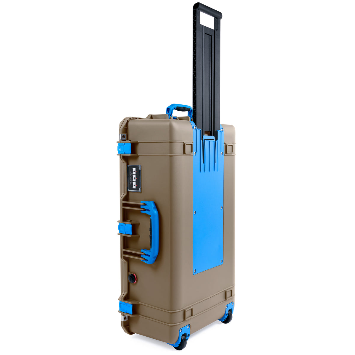 Pelican 1615 Air Case - Dark Desert Dirt &amp; Blue Trolley