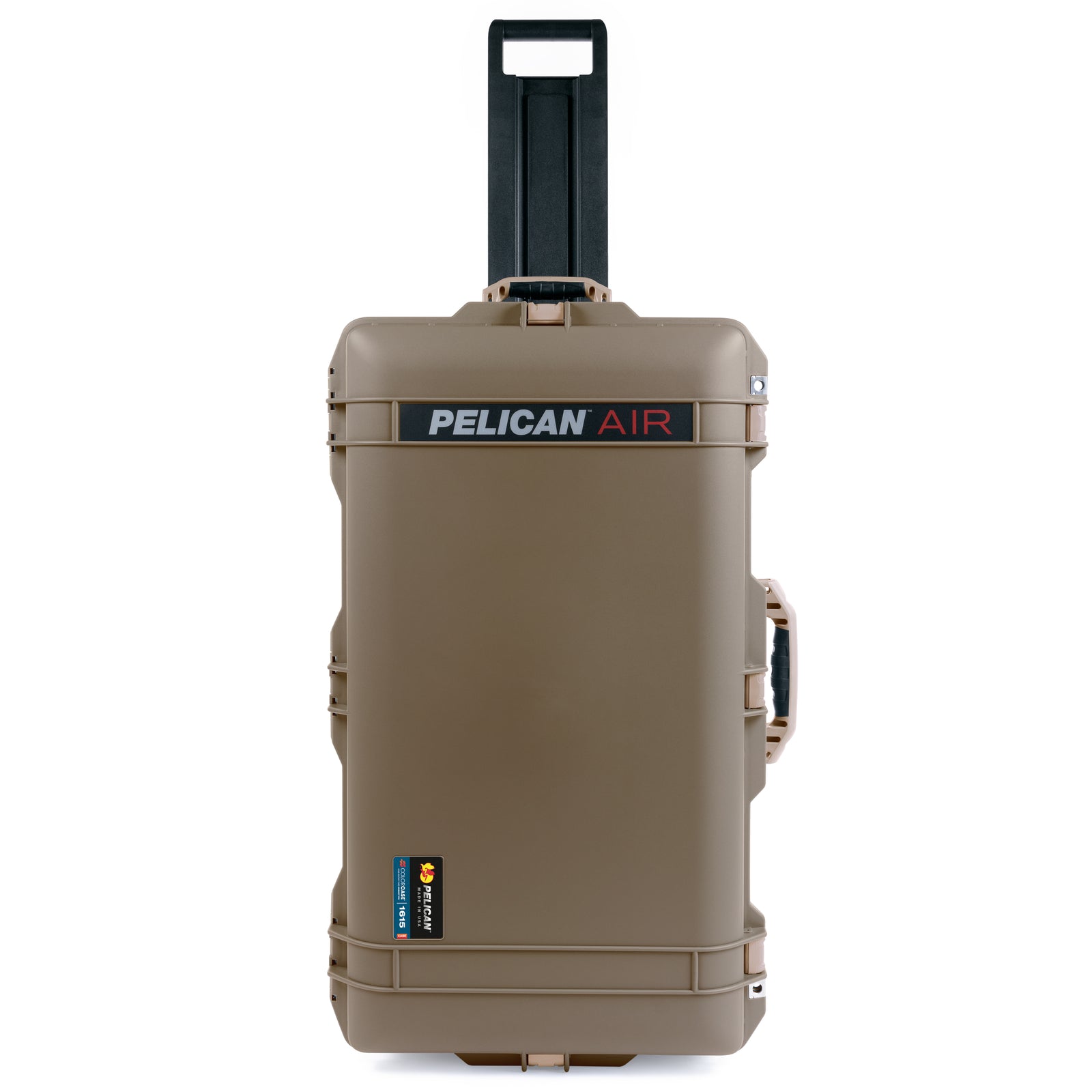 Pelican 1615 Air Case - Dark Desert Dirt & Desert Tan Trolley