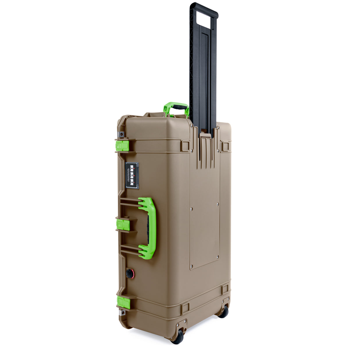 Pelican 1615 Air Case - Dark Desert Dirt &amp; Lime Green