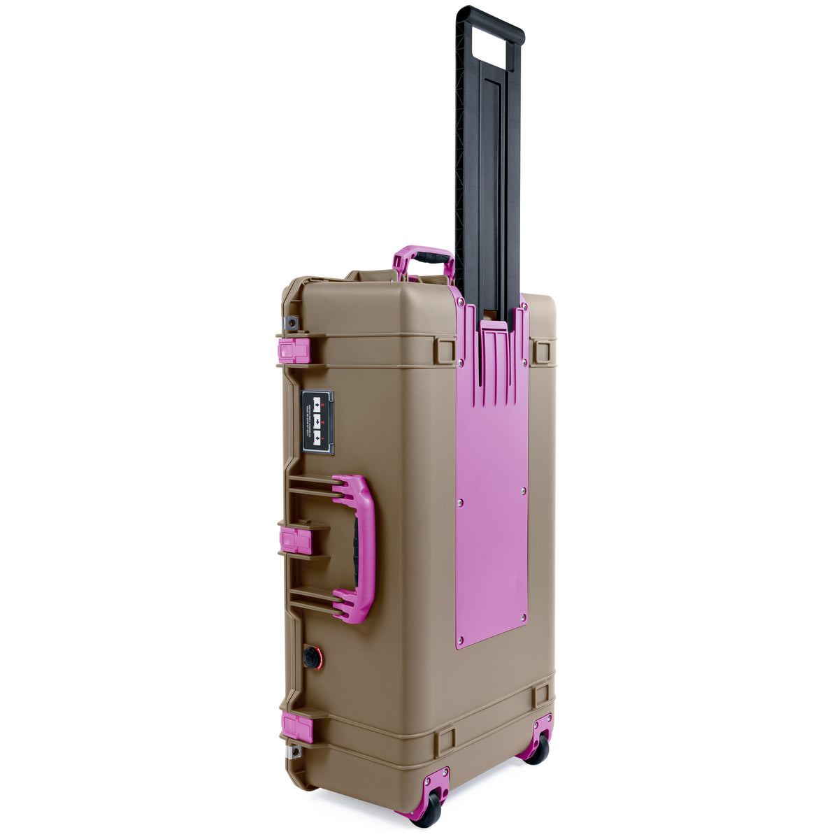 Pelican 1615 Air Case - Dark Desert Dirt &amp; Magenta Trolley