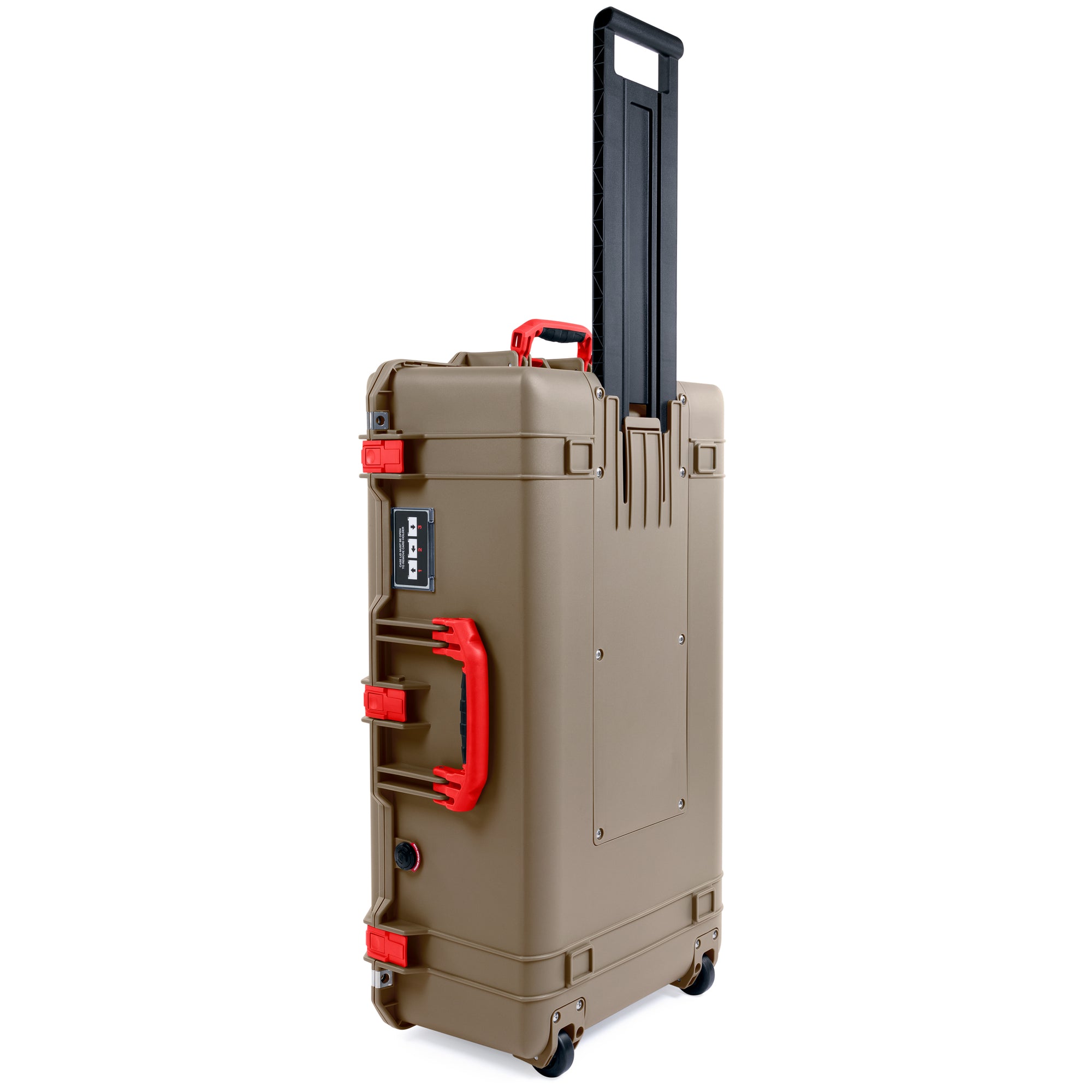 Pelican 1615 Air Case - Dark Desert Dirt & Red